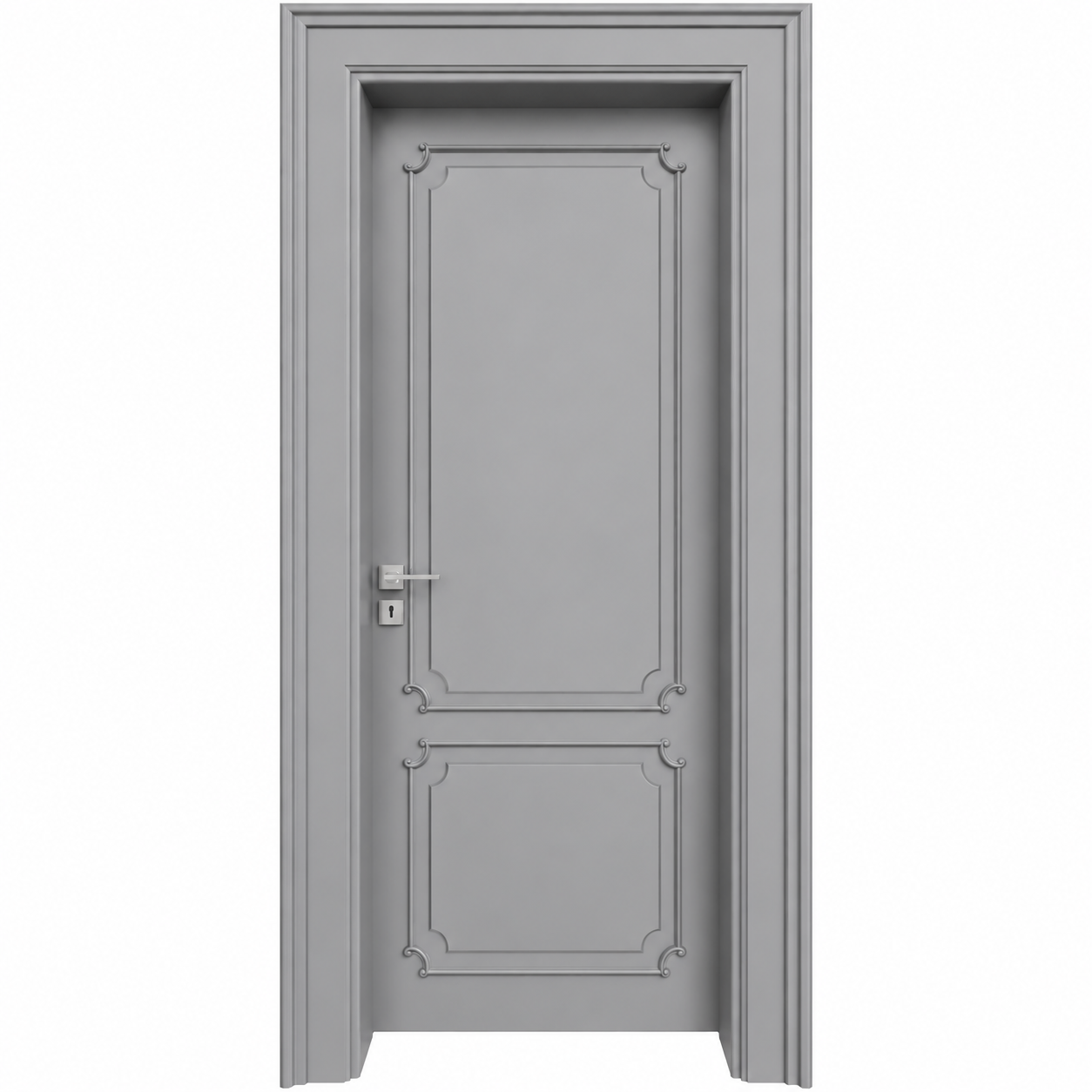BY-5015V Porte intérieure Laqué Vitrée